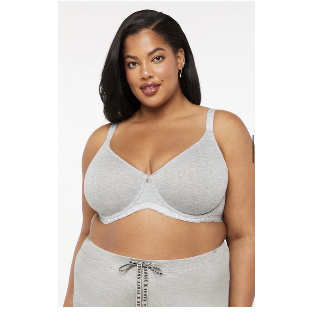 Savage X Fenty Cotton Jersey Unlined Bra‎ 46D
